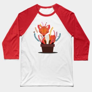 Fox in the pot Baseball T-Shirt